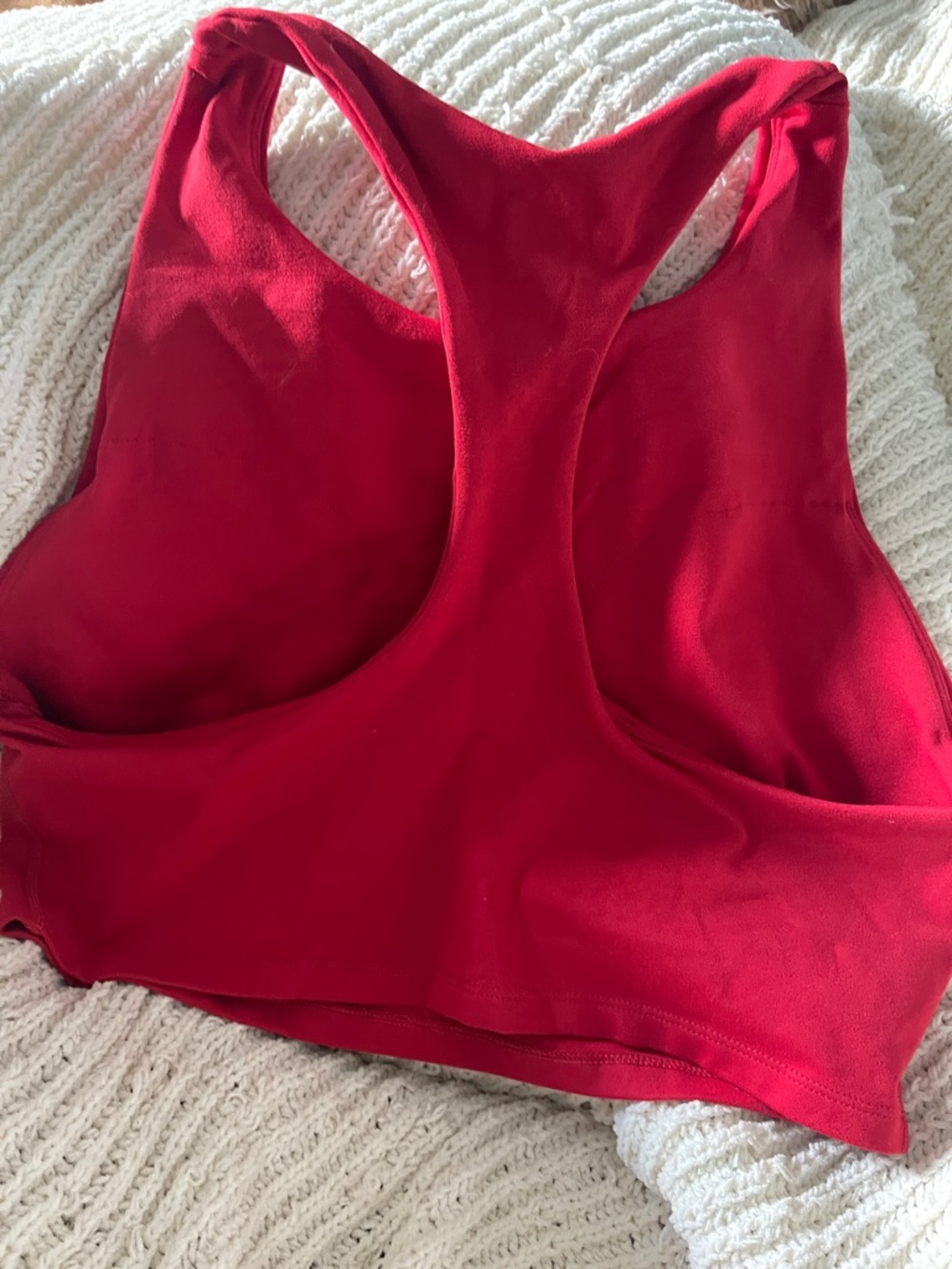 Red Racerback Sports Bra - The Container Store - Picture 4 of 4